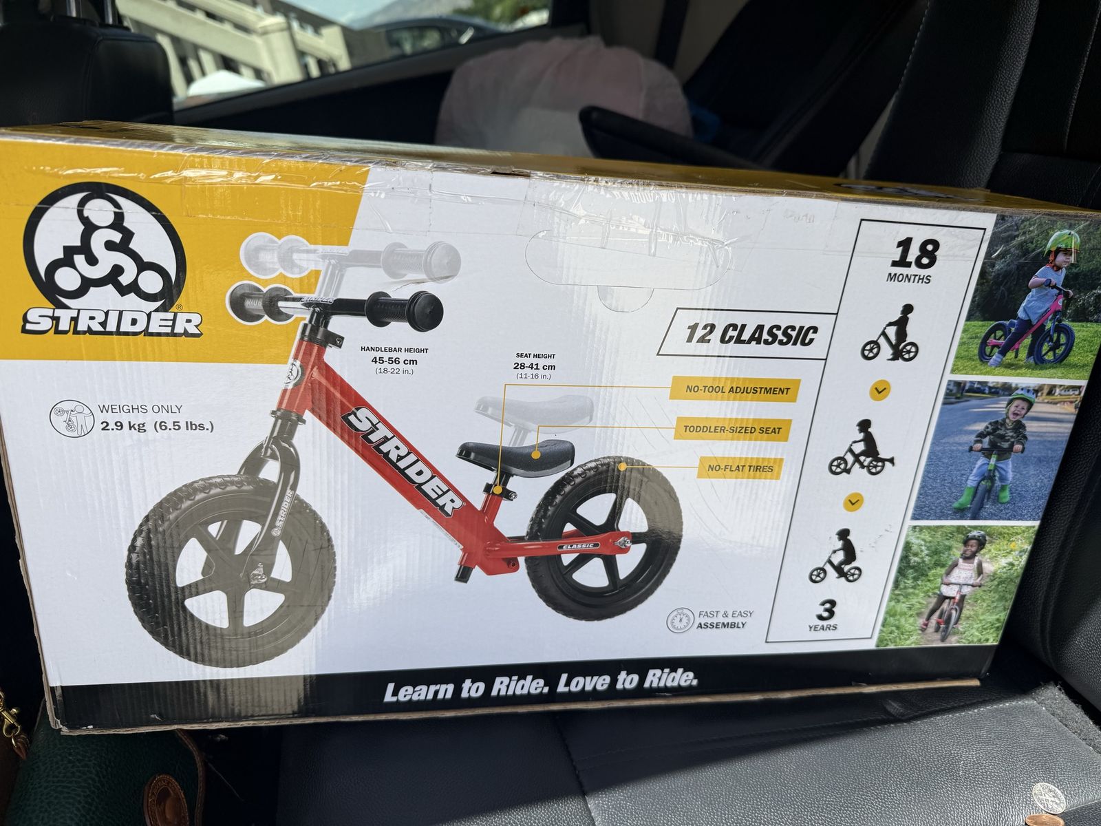 Strider 12 inch balance bike new in box