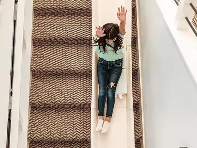 Indoor Stair Slide Attachment for Kids