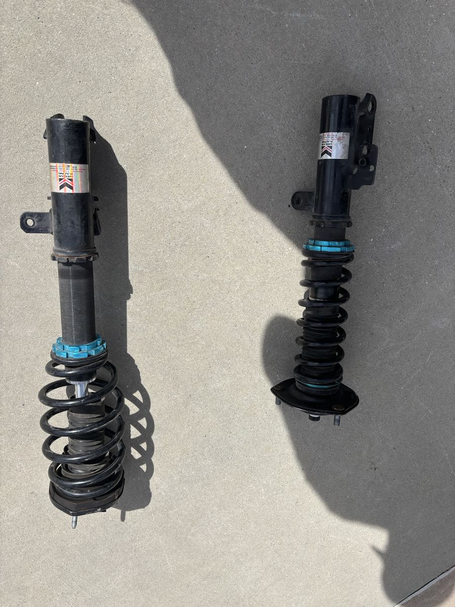 Megan Racing Coilovers Struts Pair Adjustable Suspension Used (See Fitment)
