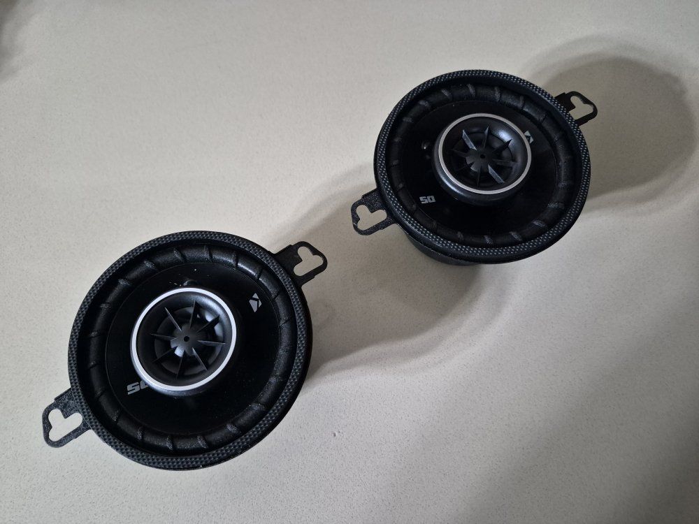 KICKER DSC350 3.5-Inch (89mm Coaxial Speakers, 4-Ohm (Pair