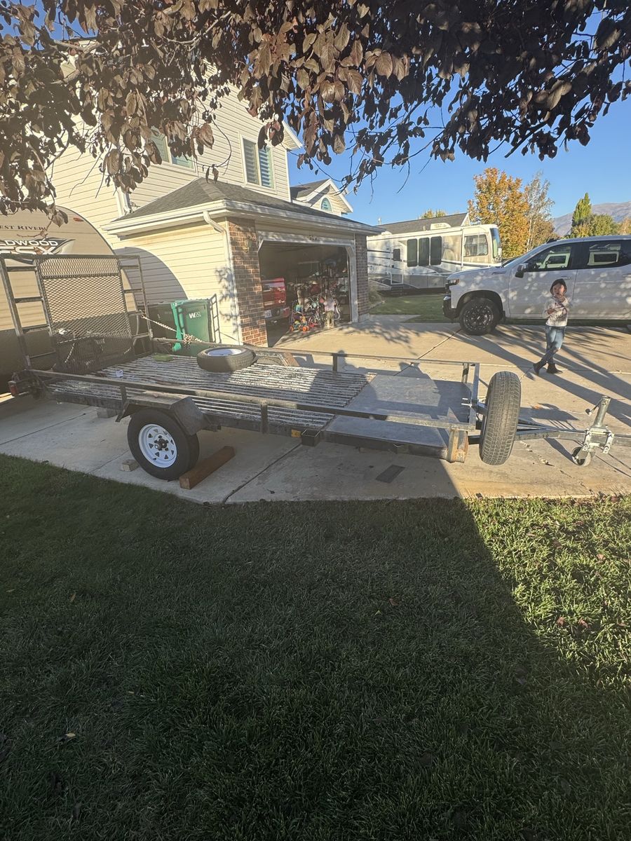 Small one axle trailer