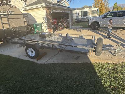 Small one axle trailer
