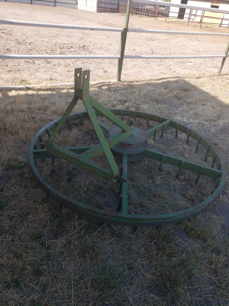 72" Titan Arena Harrow 3 pt hitch