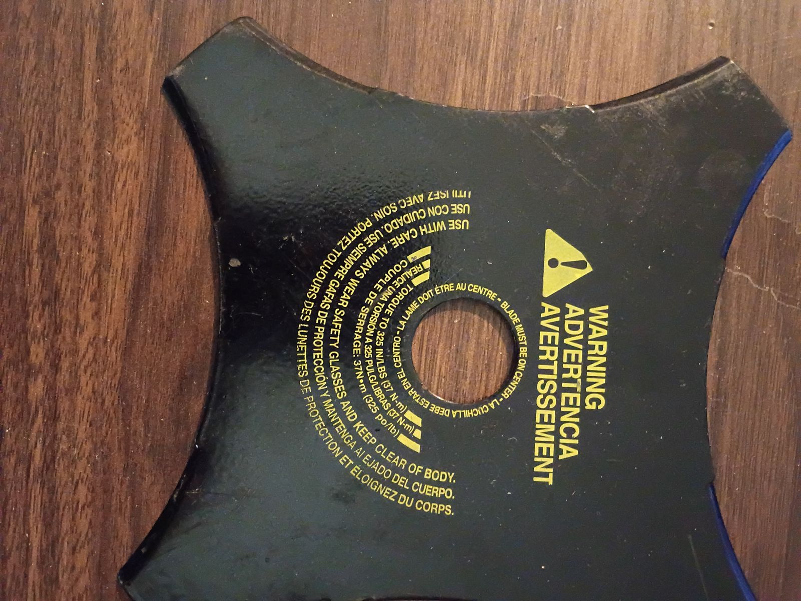 New Edger Blade
