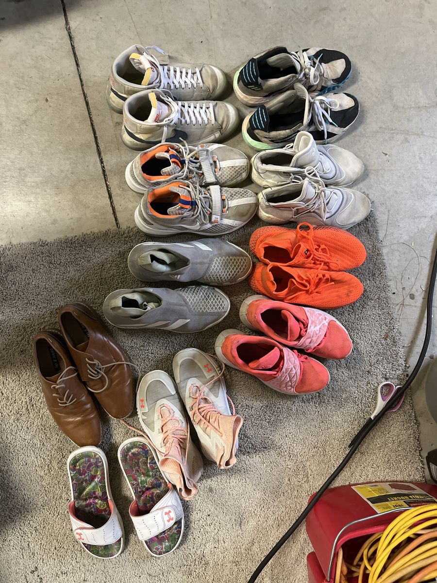 Assorted Shoes Lot - Multiple Brands and Styles - Used Condition men’s size 10/10.5