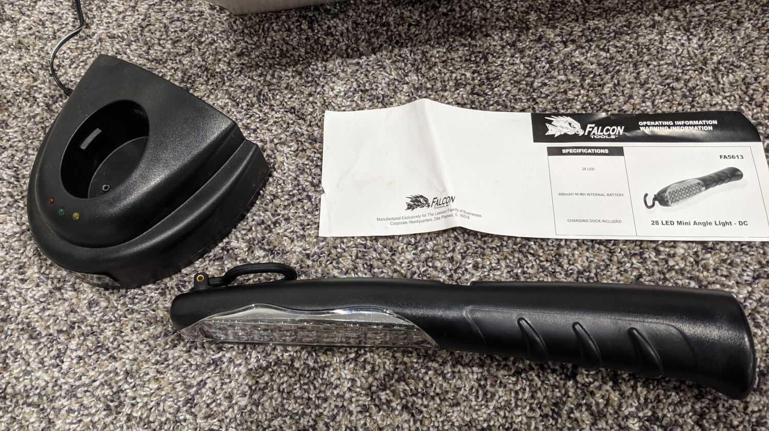 Rechargeable LED work light