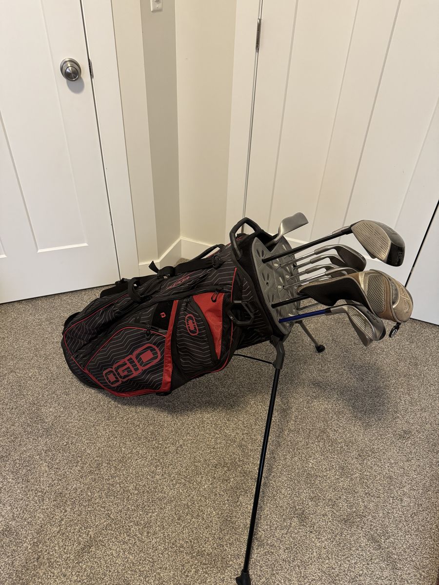 Ping Golf Club Set With New Ogio Silencer Bag.