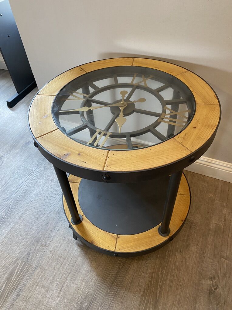 Clock Side Table
