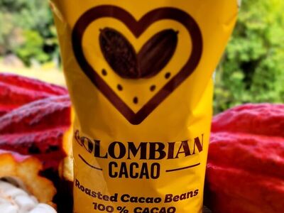 Roasted Cacao Beans – 16 oz / 454 g – Gourmet, Single-Origin