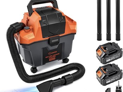 Saker Cordless Wet and Dry Shop Vacuum 2.6 Gallon Portable Shop Vacuum Cleaner - NEW in box