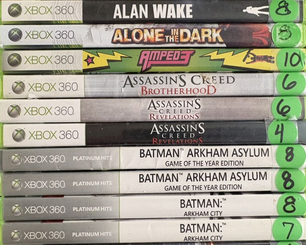 Xbox 360 Games Starting At 3$ And Up