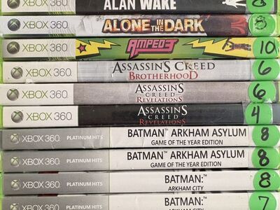 Xbox 360 Games Starting At 3$ And Up