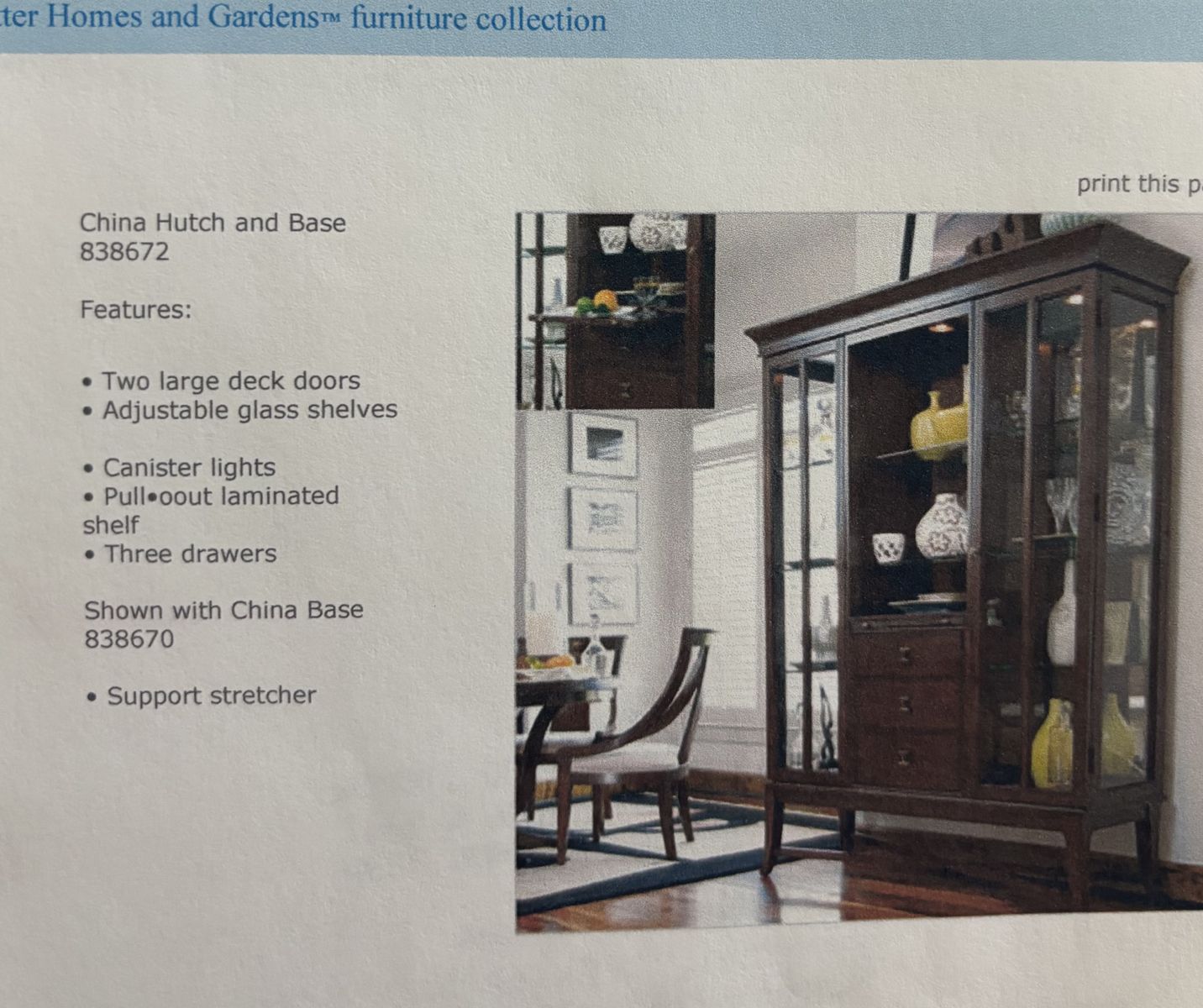 BHG China Hutch