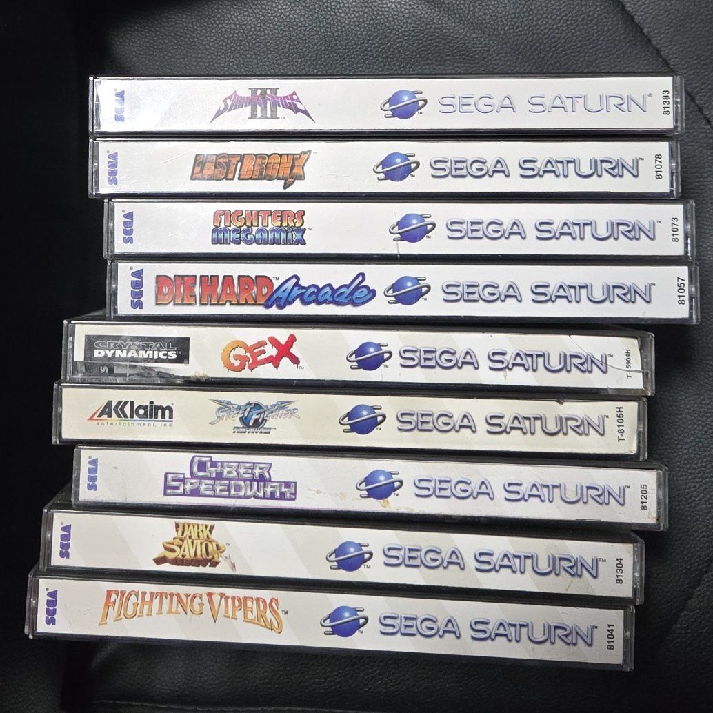 Sega Saturn collection Shining Force 3, etc.