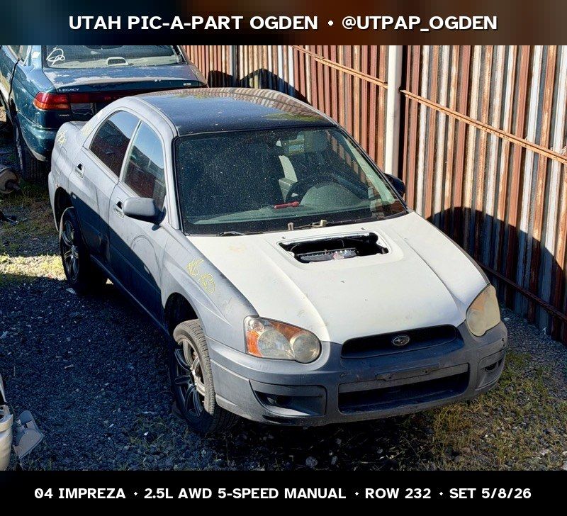 2004 Subaru Impreza GD Parts - UTPAP Ogden