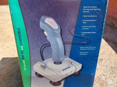 Performance PC Joystick - Vintage IBM PC Compatible Gaming Controllers and game pads Old school
