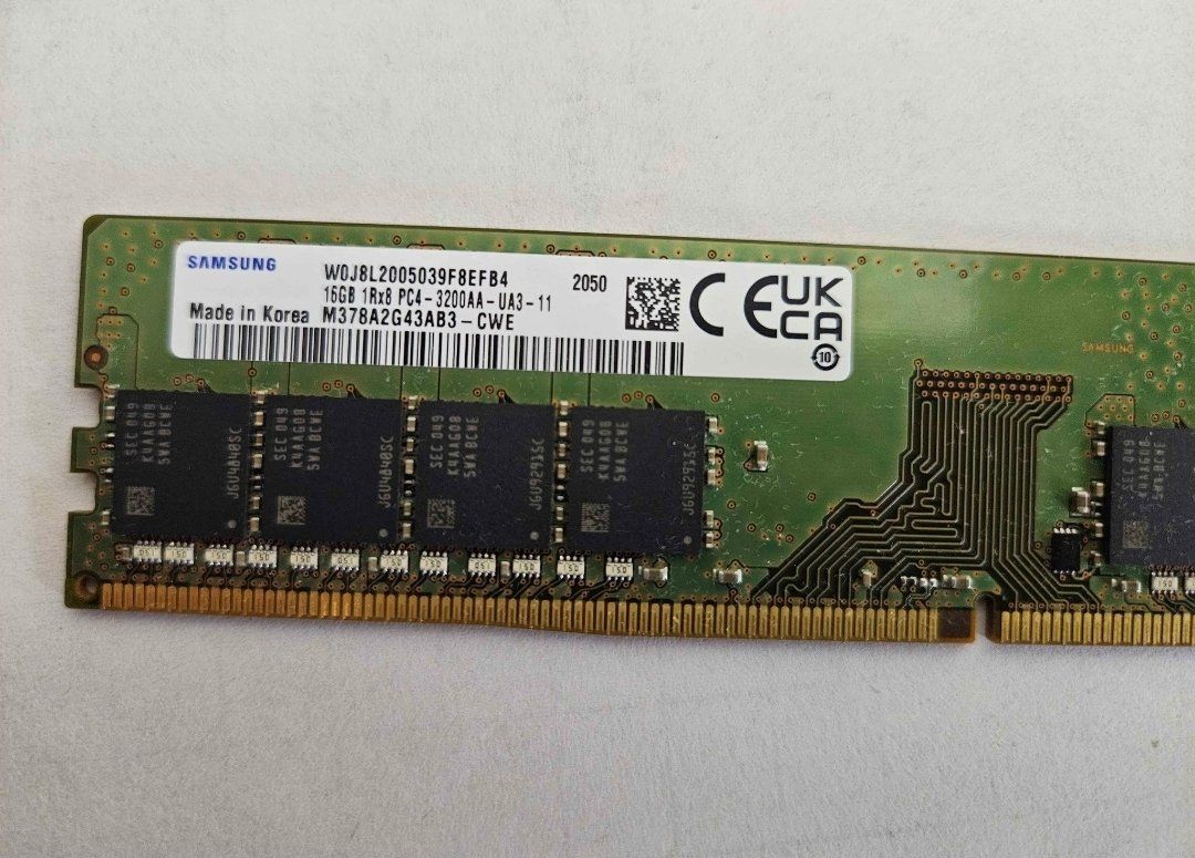 16 GB DDR4 ram 3200 mhz desktop