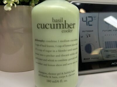 NEW 6 Oz Philosophy Basil Cucumber Cooler