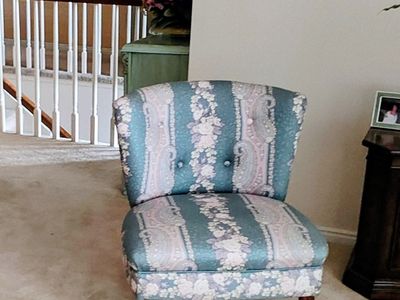Custom upholstered side chair