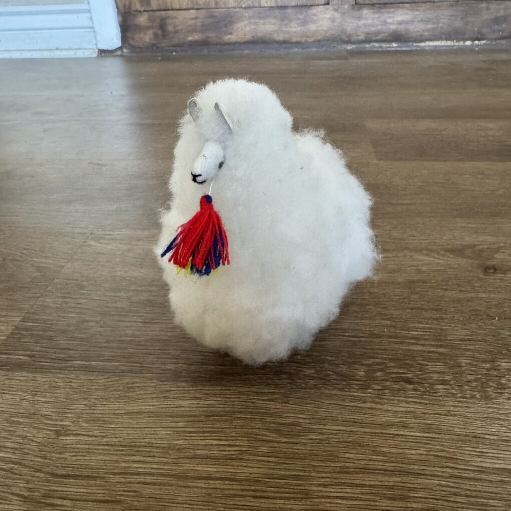 Alpaca Suri Stuffed Long Hair Peruvian Llamma Plus