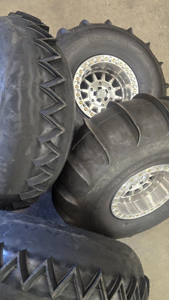Can Am Maverick R Sand Tires.