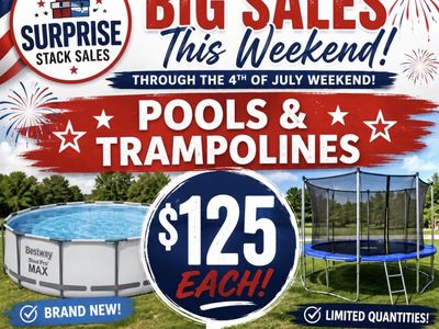 Bestway Above Ground Pool - 14 foot Trampolines