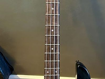 Dean Edge 09 Bass Guitar - Black, 4-String - Used with wear and tear