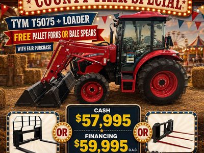 TYM T5075 Tractor County Fair Sale!