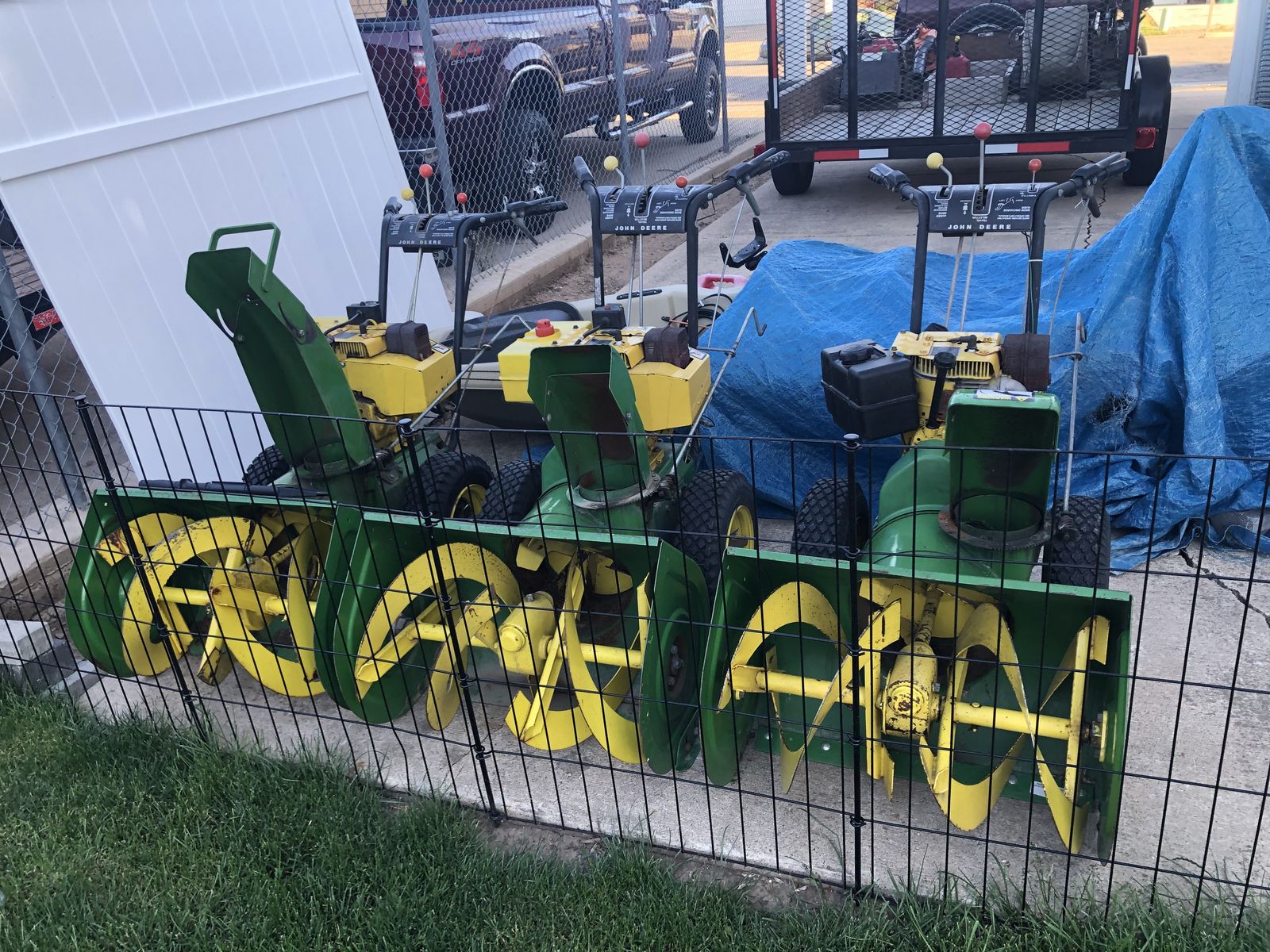 John Deere 826 snowblowers
