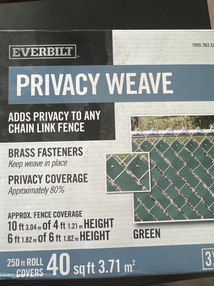 Everbilt Green Privacy Weave