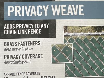 Everbilt Green Privacy Weave