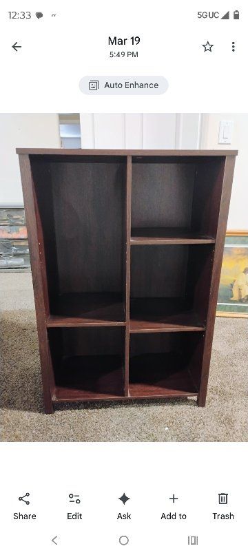 Bookshelf - cubby style