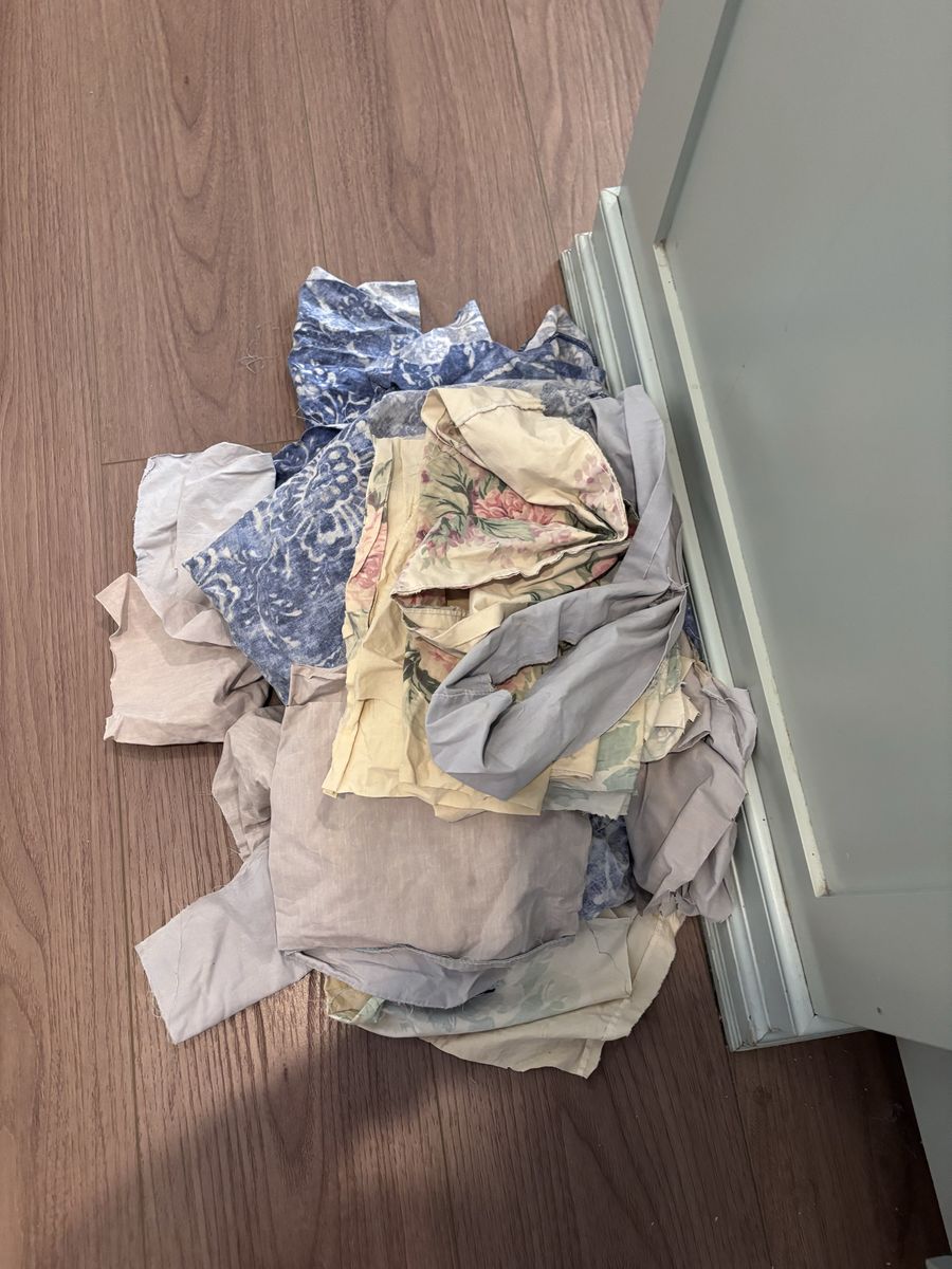 Rags/Old sheets use for staining? Read Description