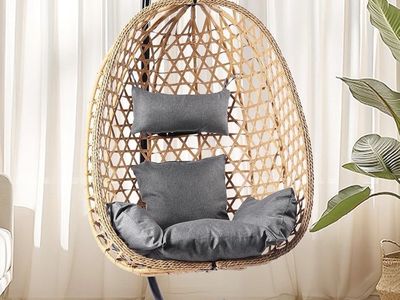 NEW LEX CRAFT Egg Chair with Stand, Patio