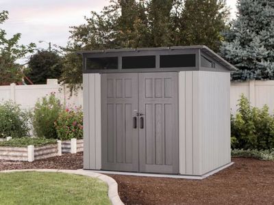 Lifetime 7.5' x 7.5' Modern Outdoor Storage Shed - New in Box