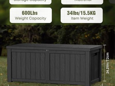 150 Gallon Waterproof Outdoor Storage Box