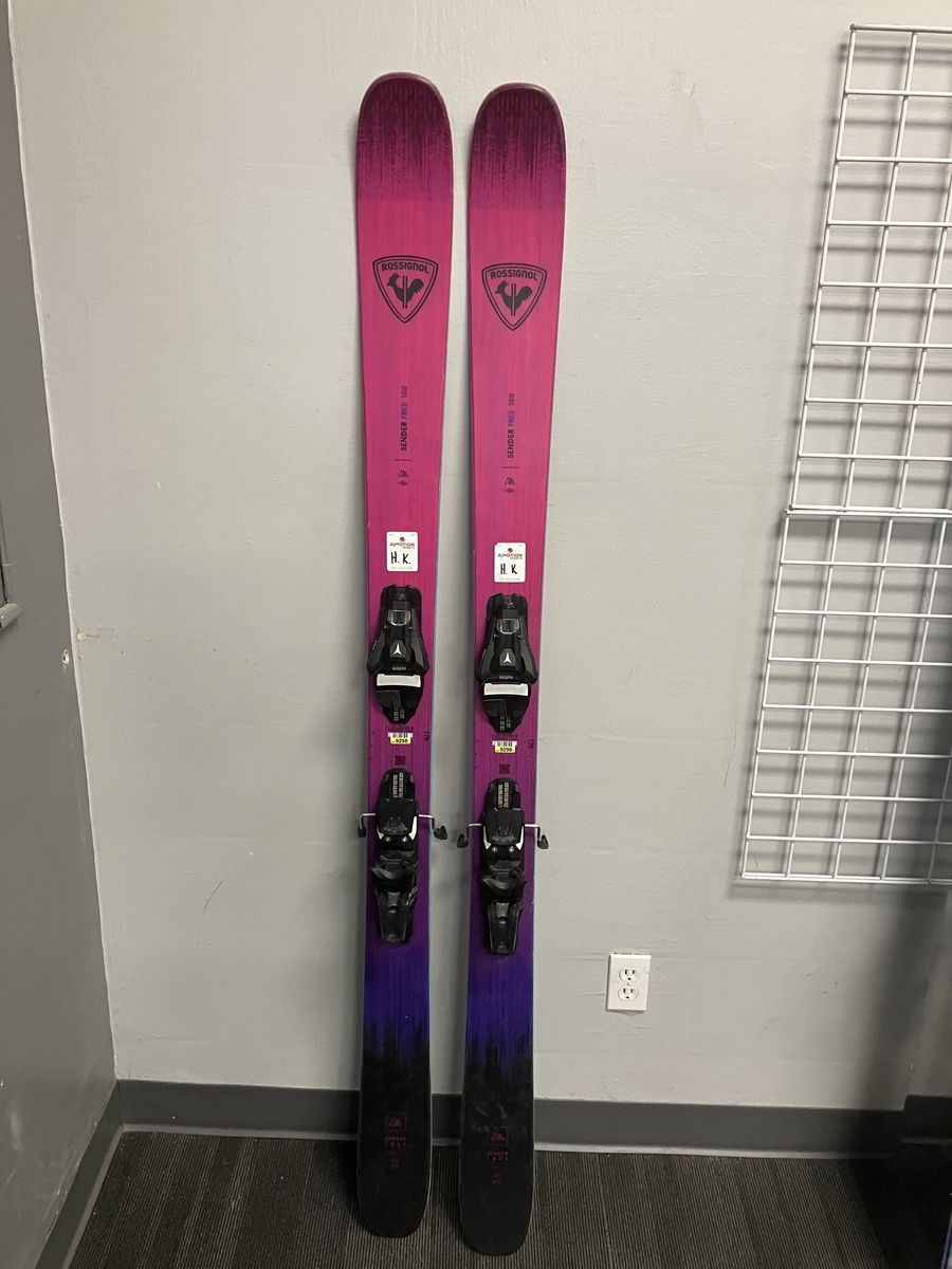Rossignol Sender Free 100 178cm Skis w/ Atomic Strive 13 Bindings- Lightly Used 2026