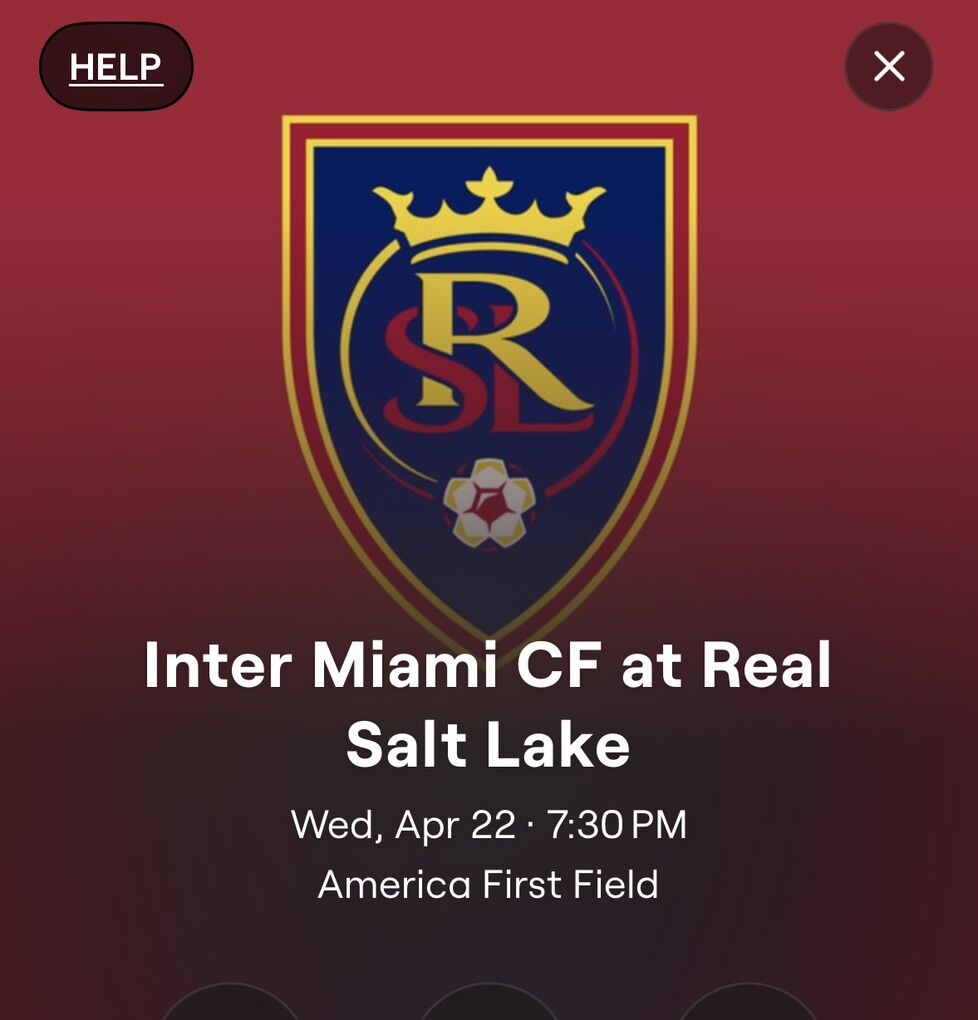 2 RSL vs Miami FC Tickets! Great Seats!