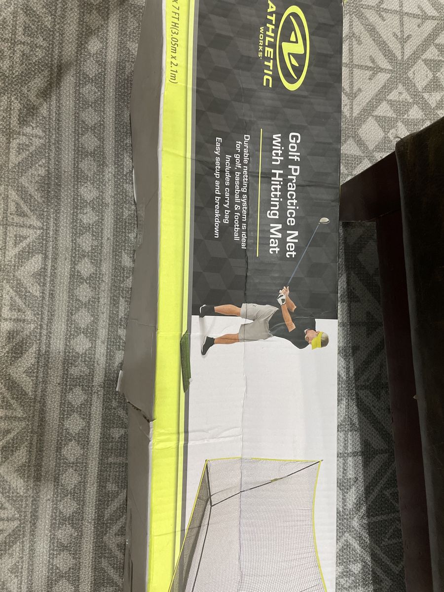 Golf Practice Net With Hitting Pad