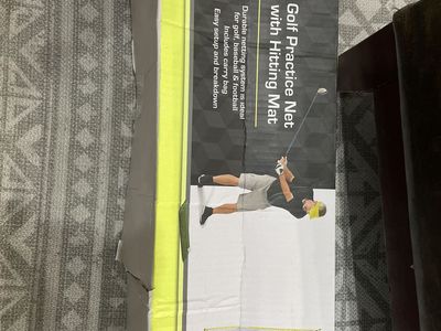 Golf Practice Net With Hitting Pad