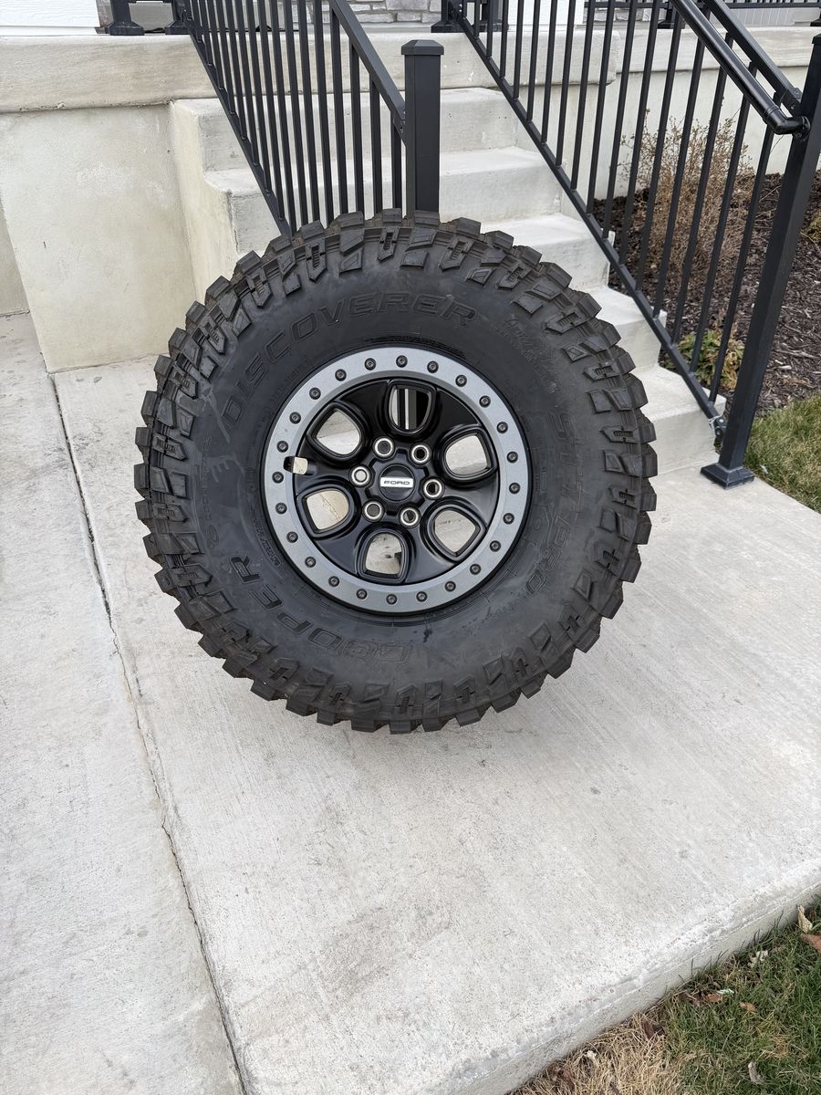 Ford F150 Raptor Rims and Tires 37/12.50R17 Cooper
