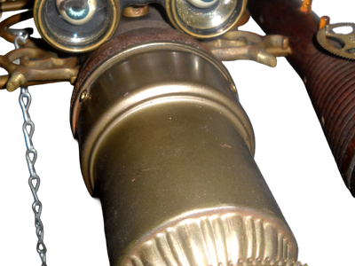 RETRO-ROCKETS BY DAVID RANDOM “SONIC DREAM” STEAMPUNK FANTASY SCULPTURE 1896 Gallery Price $1,800.00