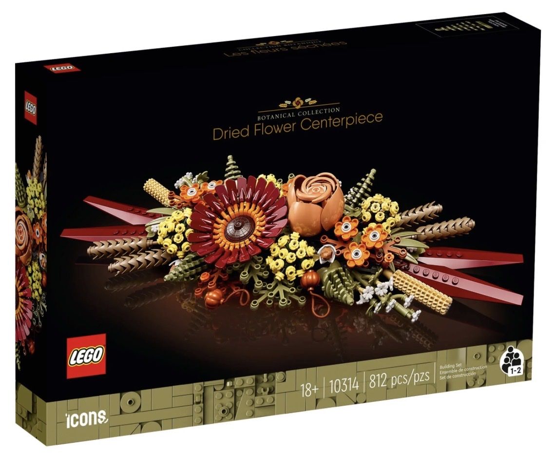 LEGO Icons Dried Flower Centerpiece 10314 - NEW