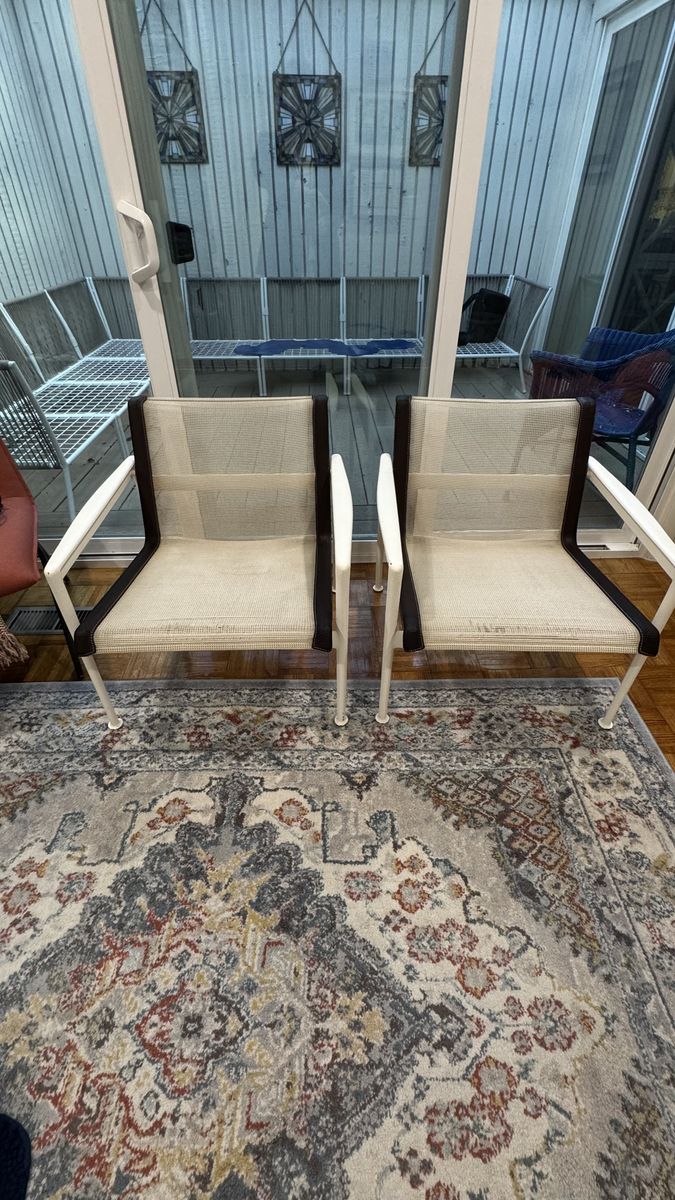 Documented 1967 Richard Schultz for Knoll 1966 Lounge Chairs – A Pair