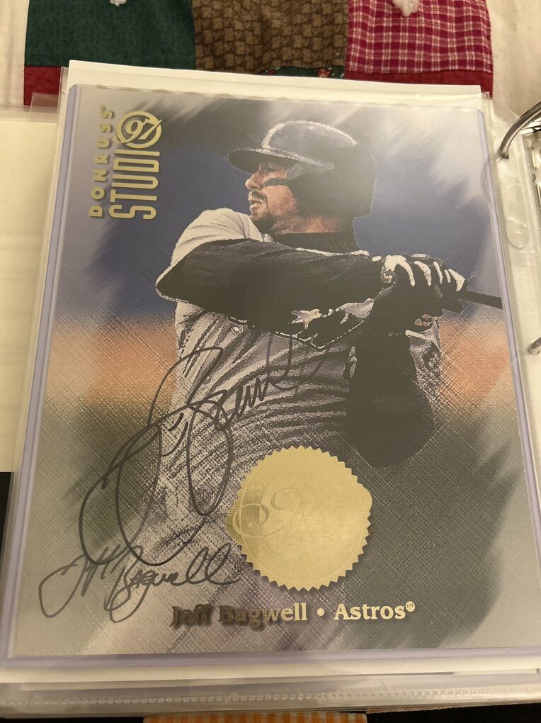 Jeff Bagwell Houston Astros Autograph 8x10 Auto
