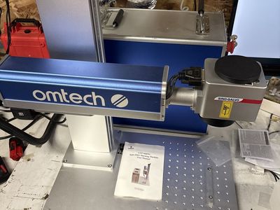 OMTech LYF-20MW Split Fiber Laser Marking Machine for Metal & Plastic Engraving