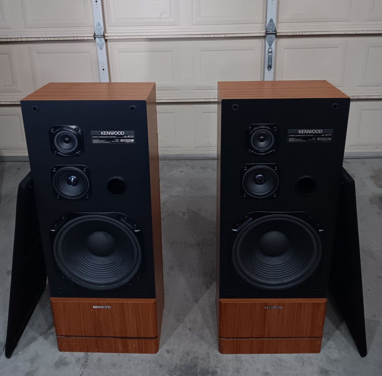 Kenwood JL-870 3 Way Floor Standing Speakers Syste