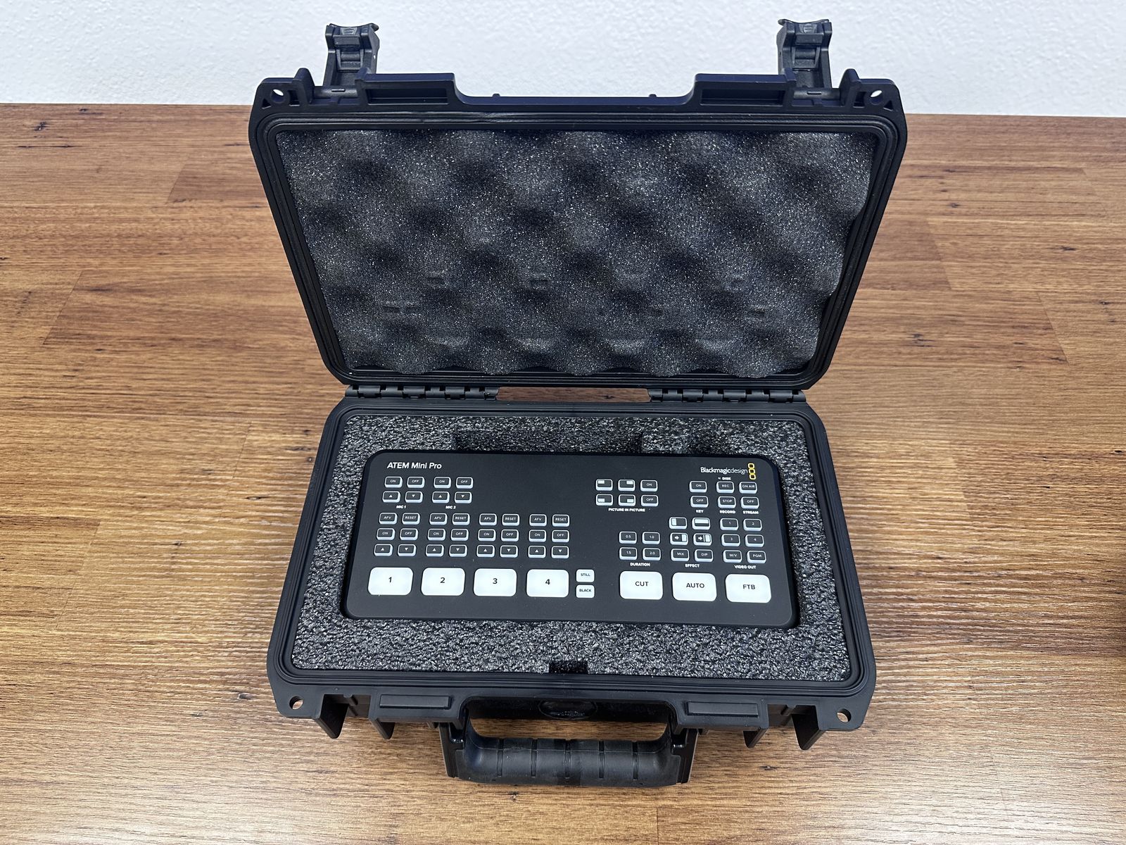 Blackmagic ATEM Mini Pro HDMI switcher with SKB hard case