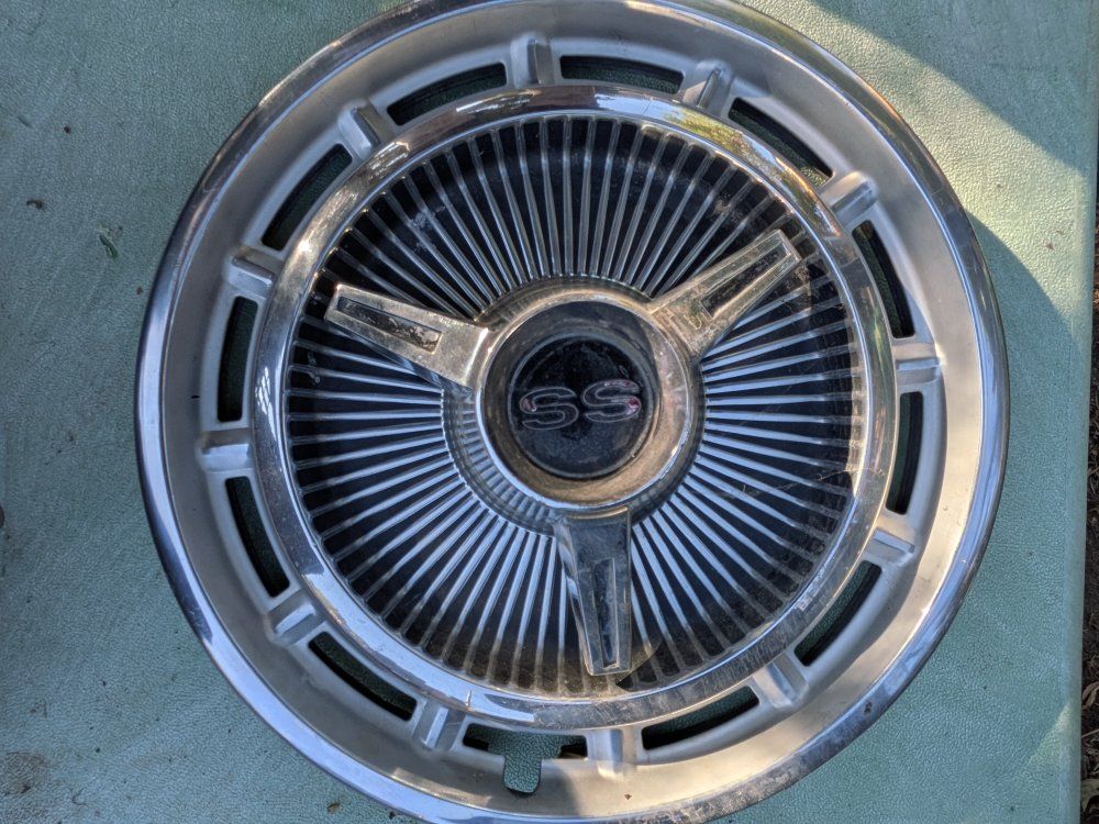 Vintage Chevrolet SS Wire Wheel Cover Hubcap Set