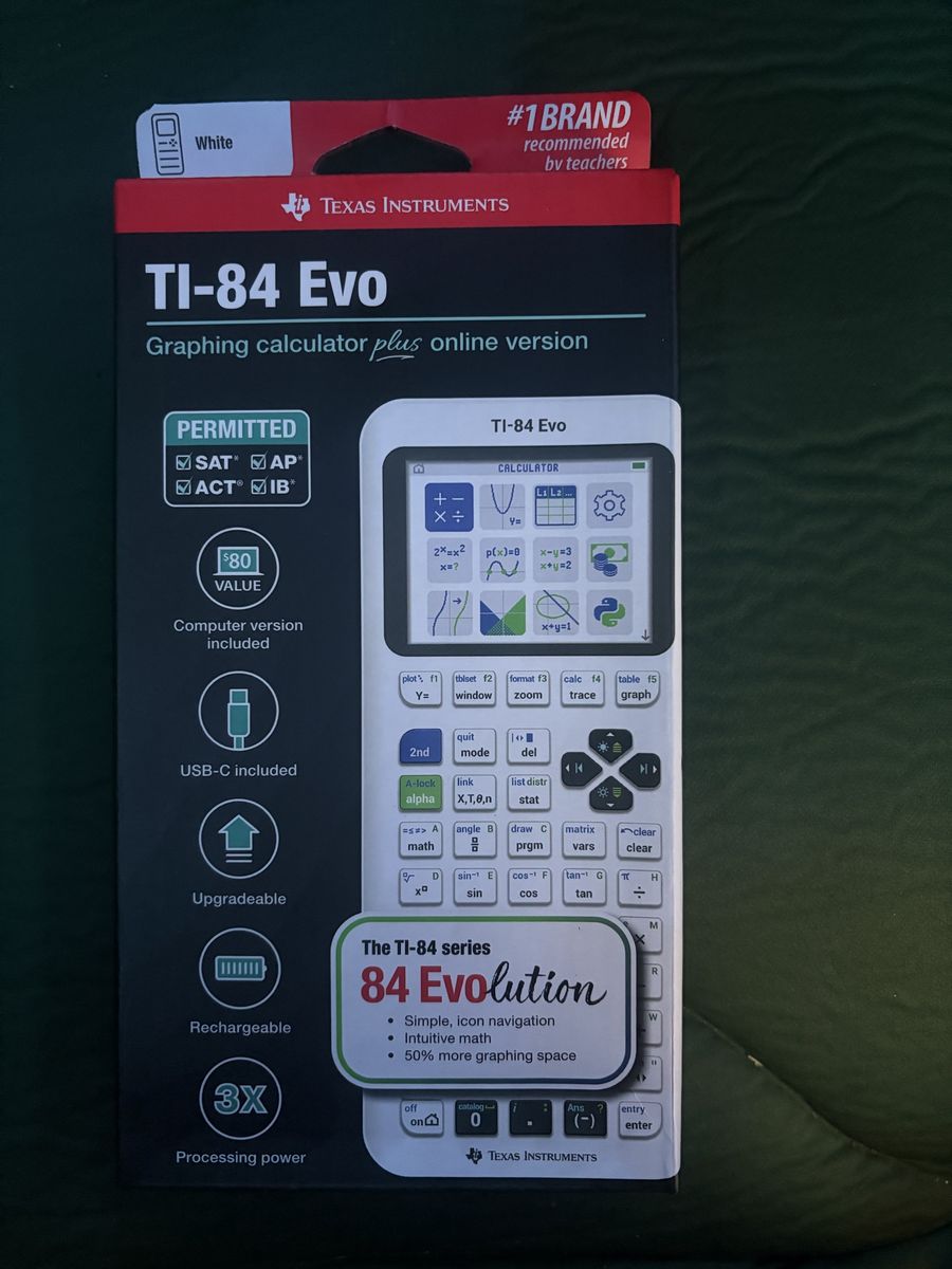 Brand new in box TI-84 Evo graphing calculator